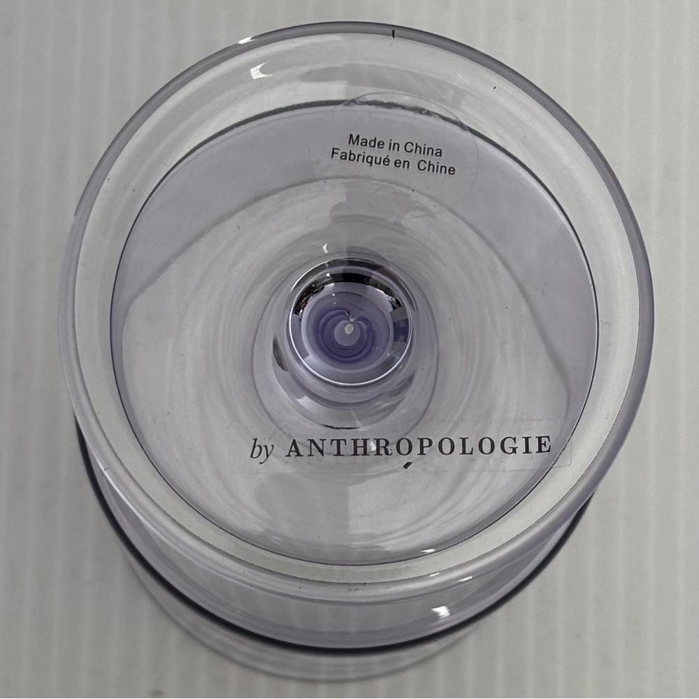 Anthropologie The Morgan Collection Lilac ShortWine Glasses Set of 2 New in Box - Picture 9 of 9